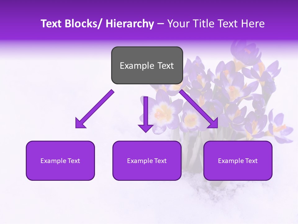 Easter Natural Purple PowerPoint Template