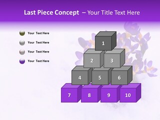 Easter Natural Purple PowerPoint Template