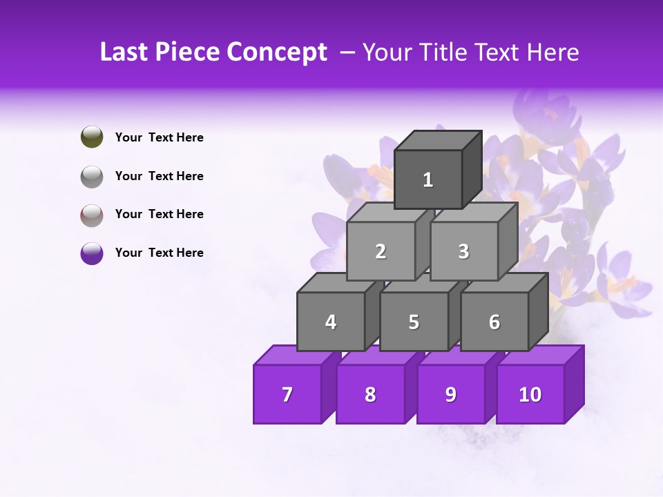 Easter Natural Purple PowerPoint Template