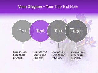Easter Natural Purple PowerPoint Template