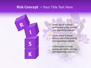 Easter Natural Purple PowerPoint Template