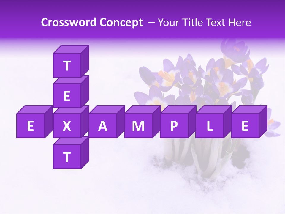 Easter Natural Purple PowerPoint Template