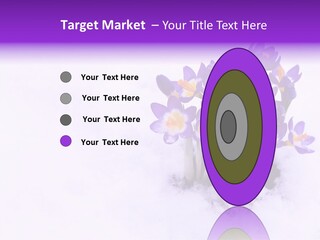 Easter Natural Purple PowerPoint Template