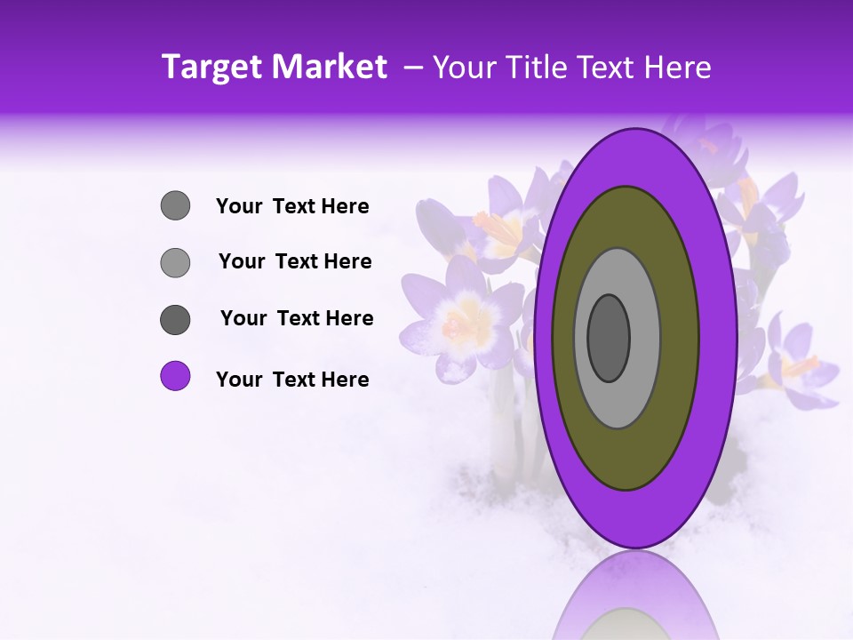 Easter Natural Purple PowerPoint Template