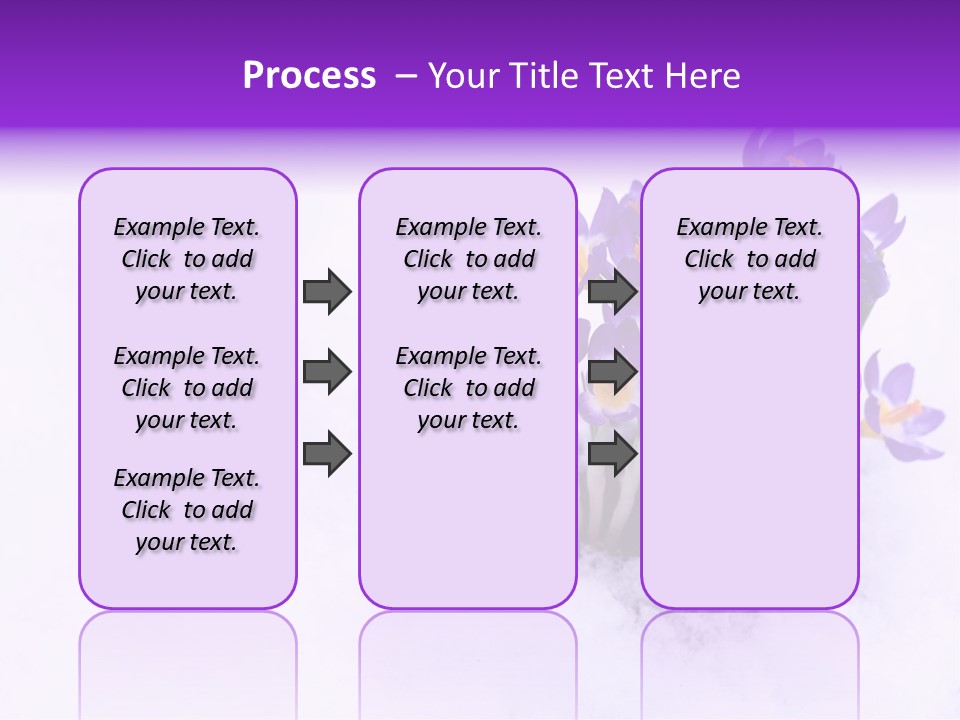 Easter Natural Purple PowerPoint Template