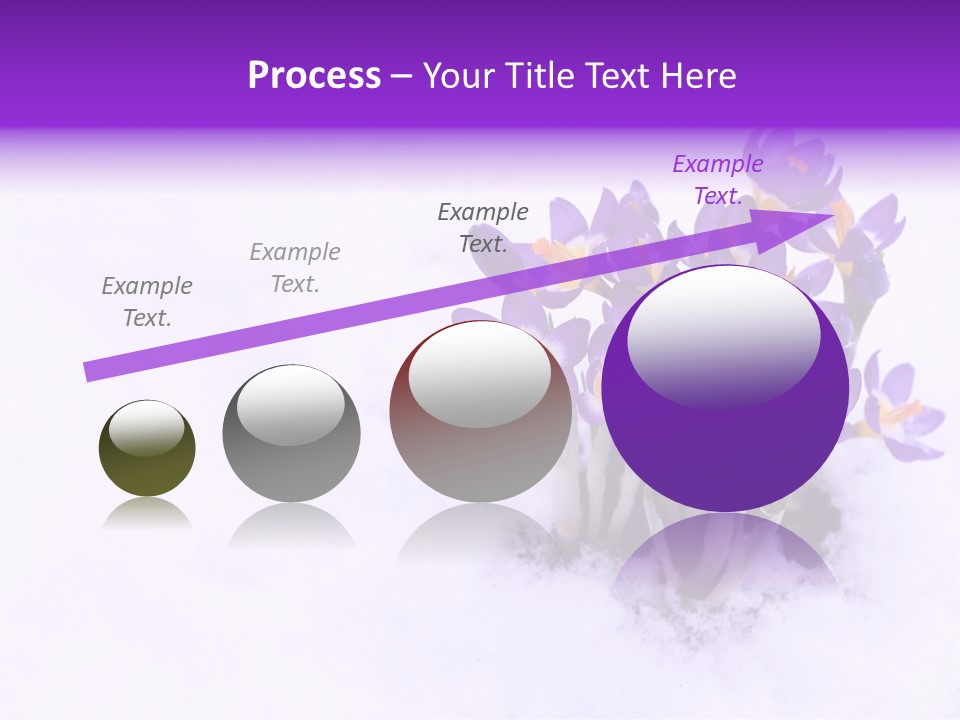 Easter Natural Purple PowerPoint Template