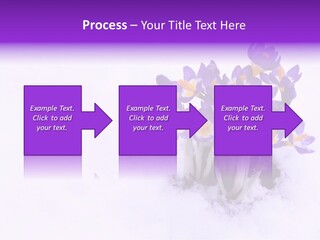 Easter Natural Purple PowerPoint Template