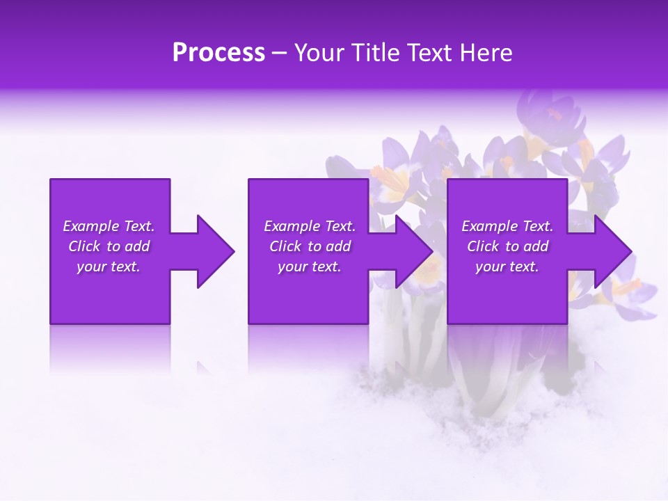 Easter Natural Purple PowerPoint Template