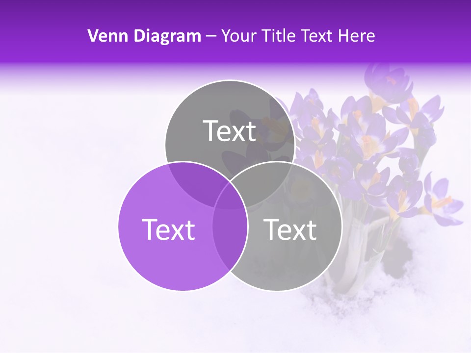Easter Natural Purple PowerPoint Template