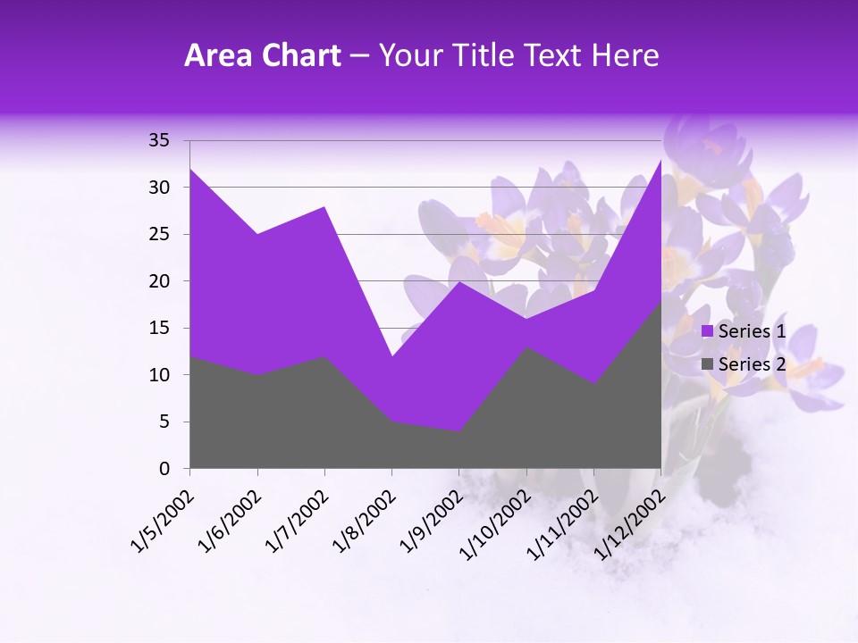Easter Natural Purple PowerPoint Template