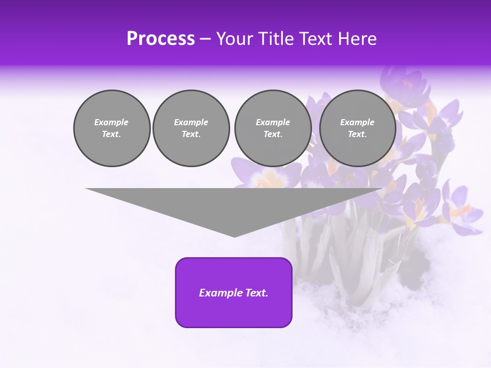 Easter Natural Purple PowerPoint Template