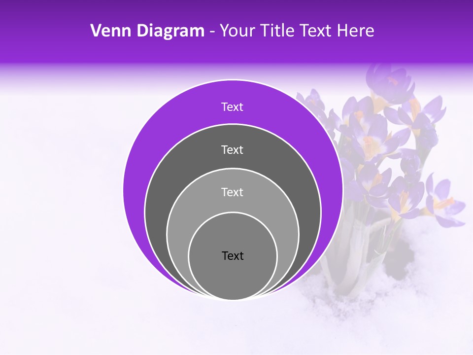 Easter Natural Purple PowerPoint Template