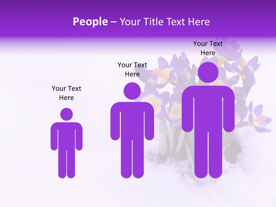 Easter Natural Purple PowerPoint Template