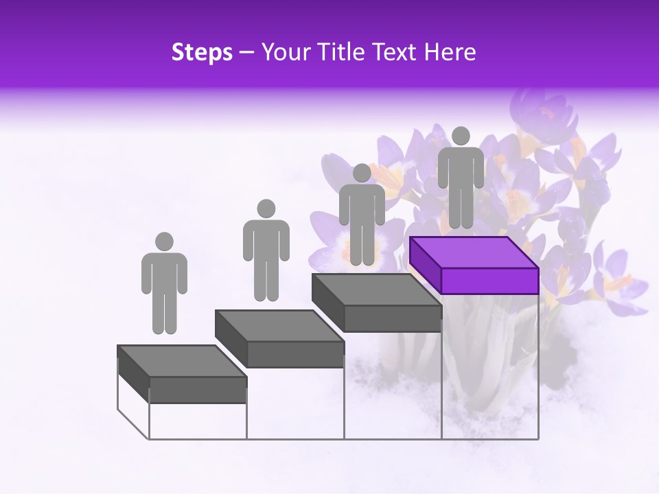 Easter Natural Purple PowerPoint Template