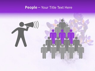 Easter Natural Purple PowerPoint Template