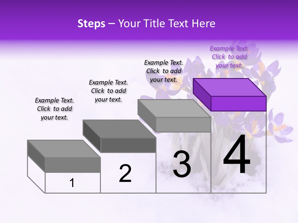 Easter Natural Purple PowerPoint Template
