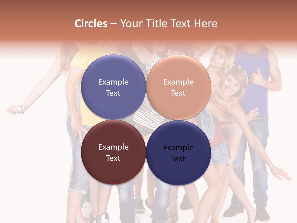 Female Caucasian Mixed PowerPoint Template