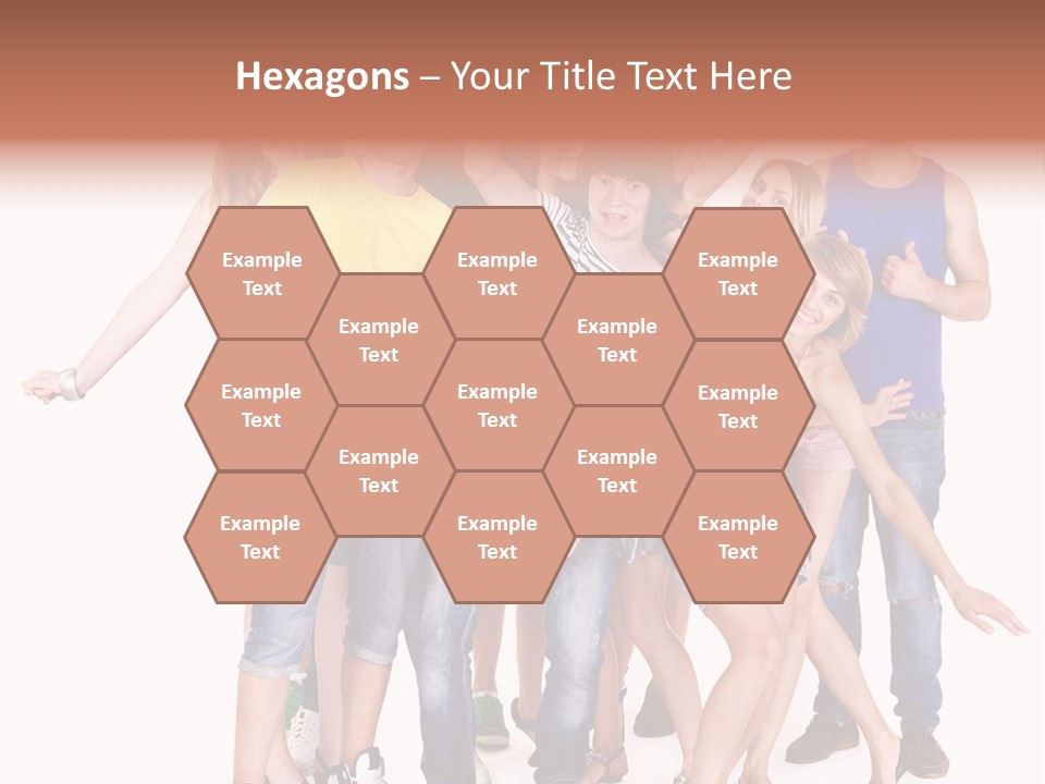 Female Caucasian Mixed PowerPoint Template