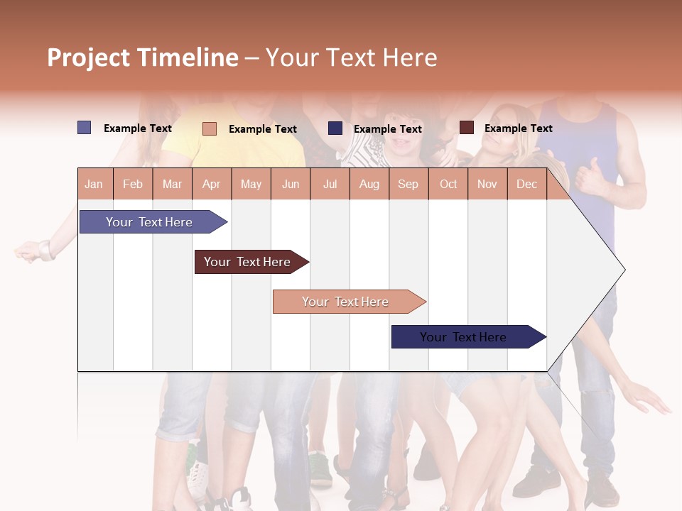 Female Caucasian Mixed PowerPoint Template