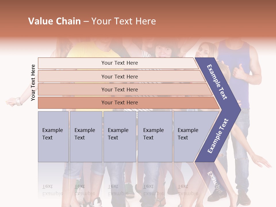 Female Caucasian Mixed PowerPoint Template