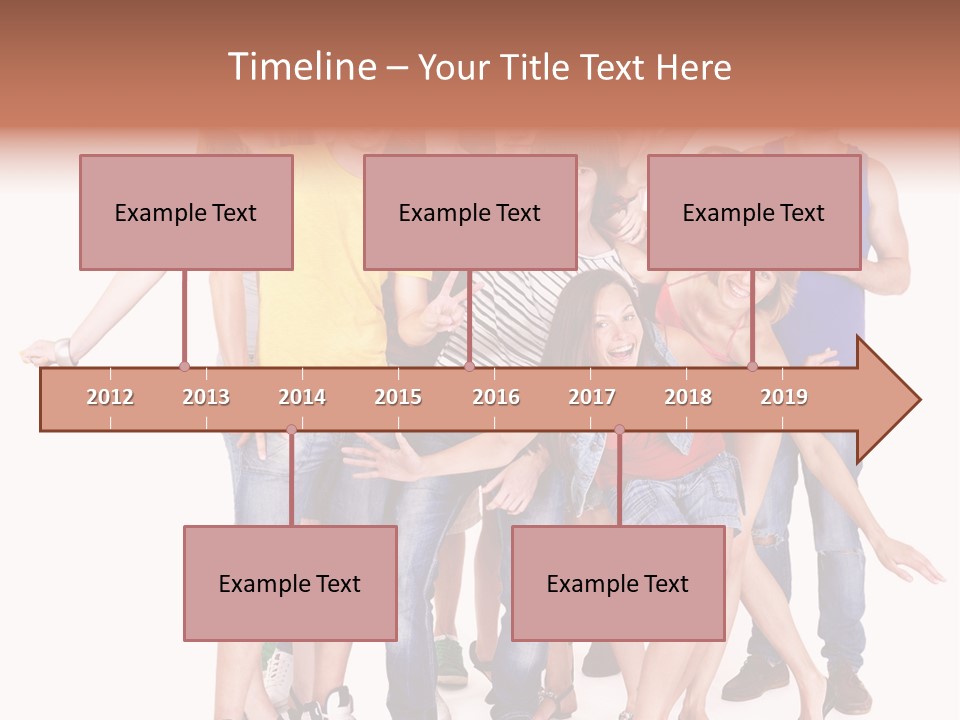 Female Caucasian Mixed PowerPoint Template