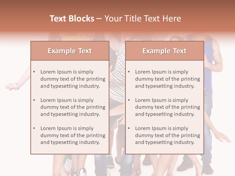 Female Caucasian Mixed PowerPoint Template