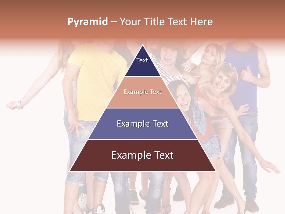 Female Caucasian Mixed PowerPoint Template