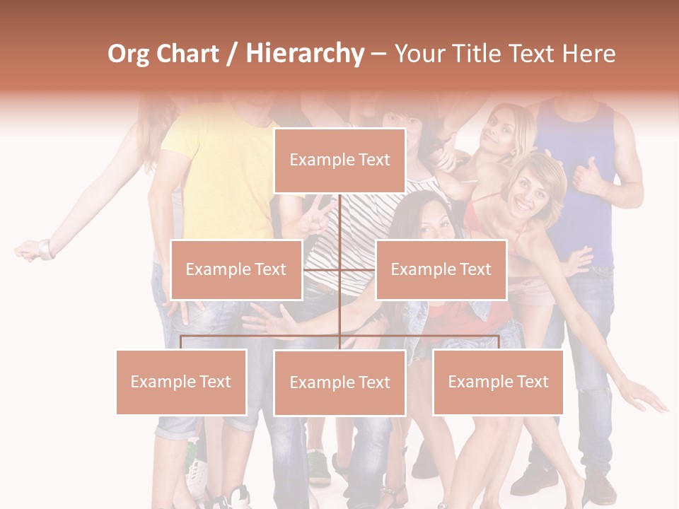 Female Caucasian Mixed PowerPoint Template