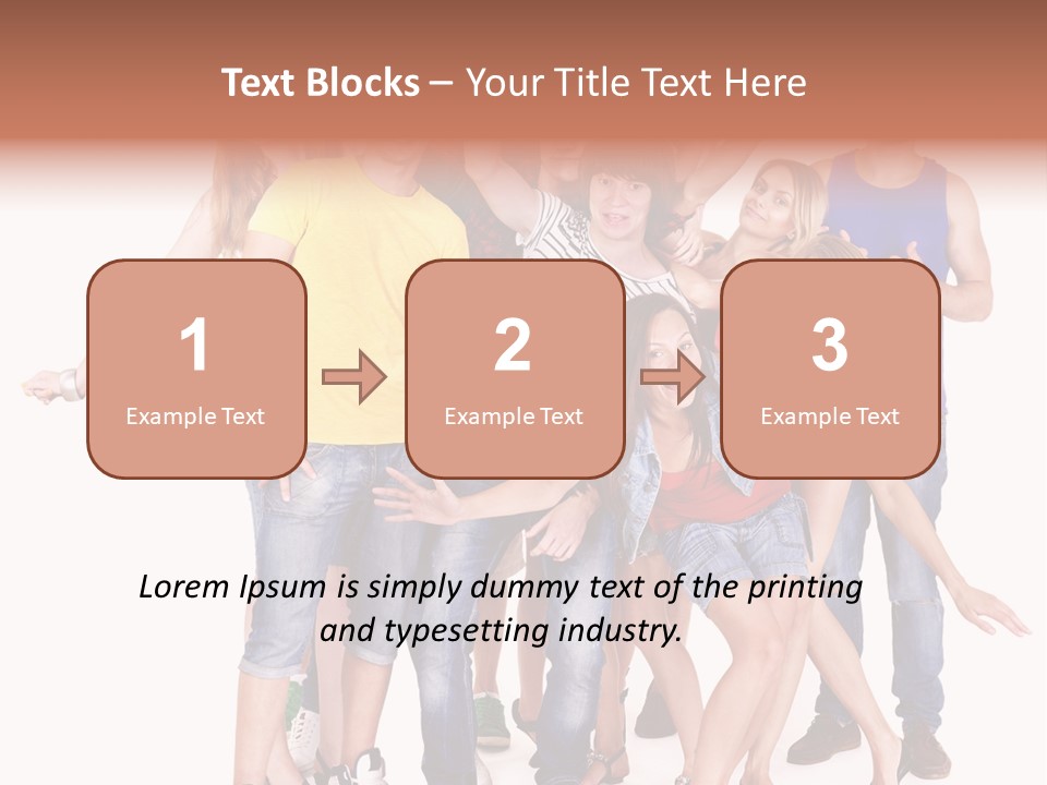 Female Caucasian Mixed PowerPoint Template