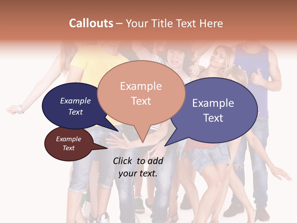 Female Caucasian Mixed PowerPoint Template