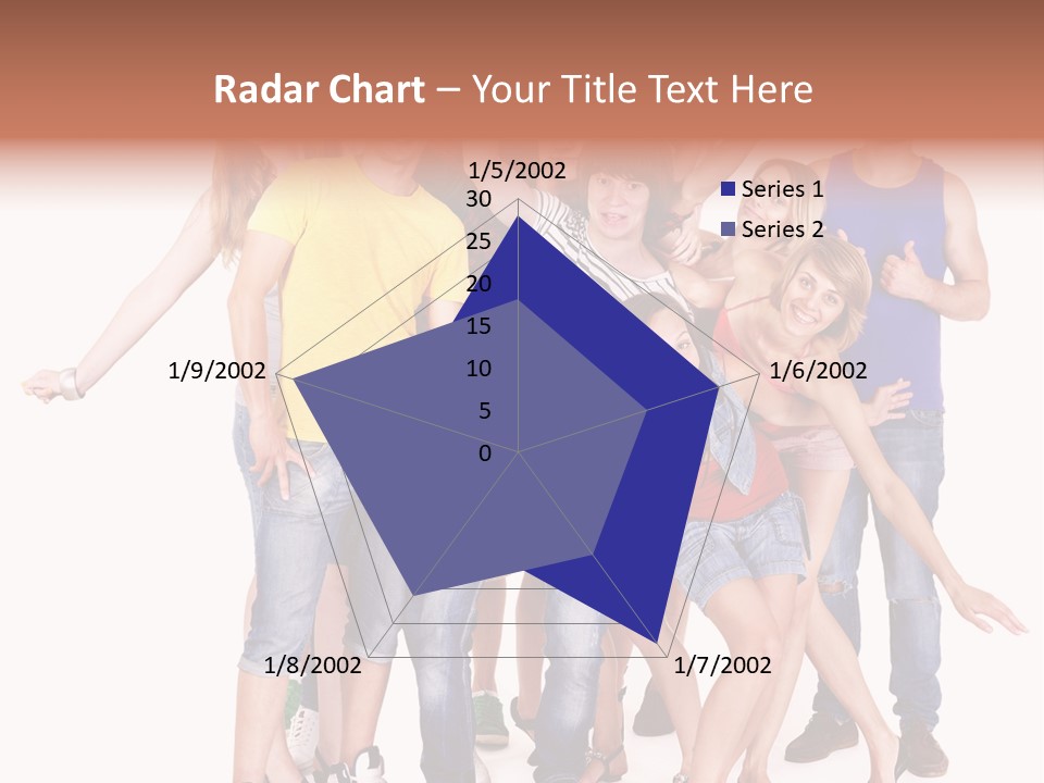 Female Caucasian Mixed PowerPoint Template