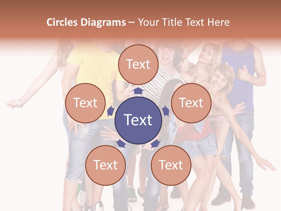 Female Caucasian Mixed PowerPoint Template