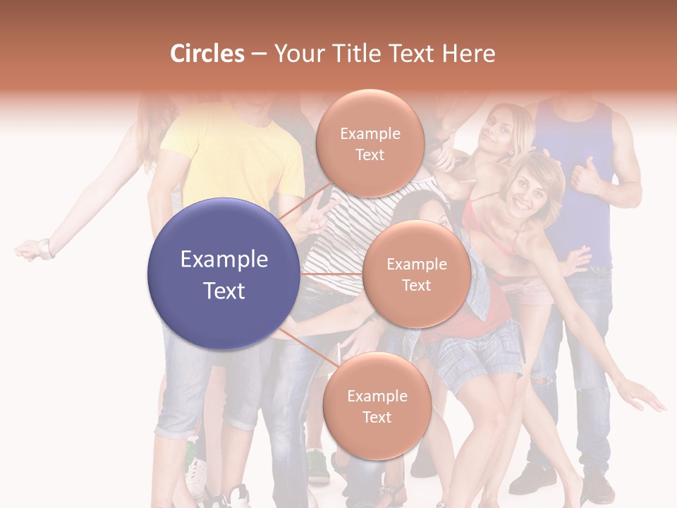 Female Caucasian Mixed PowerPoint Template