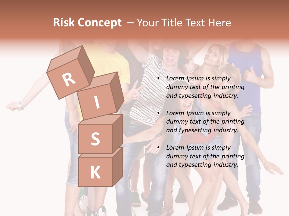 Female Caucasian Mixed PowerPoint Template