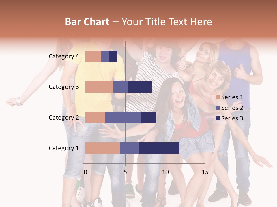 Female Caucasian Mixed PowerPoint Template