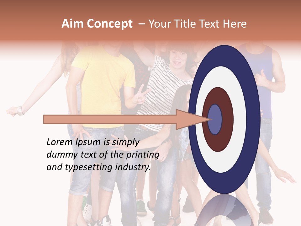 Female Caucasian Mixed PowerPoint Template