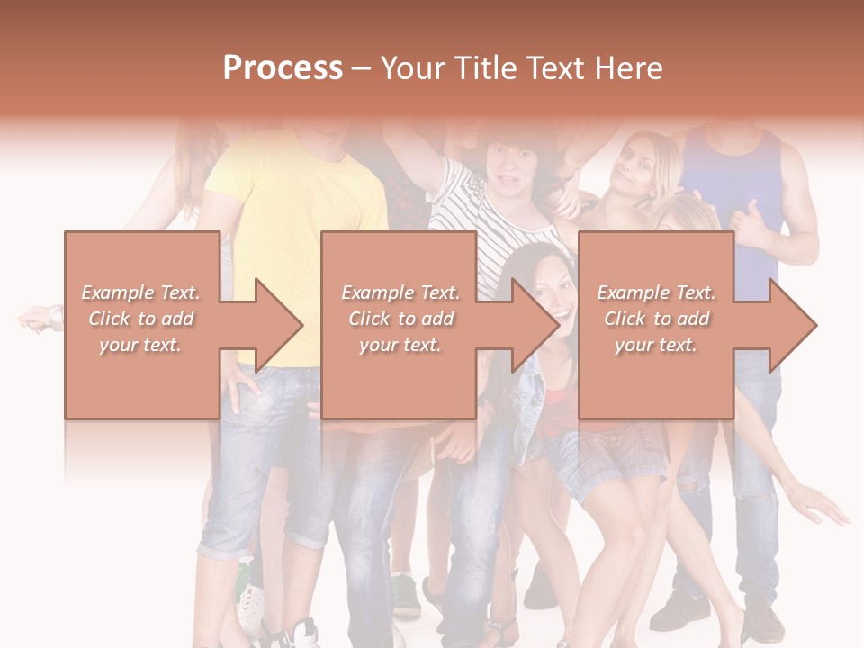 Female Caucasian Mixed PowerPoint Template