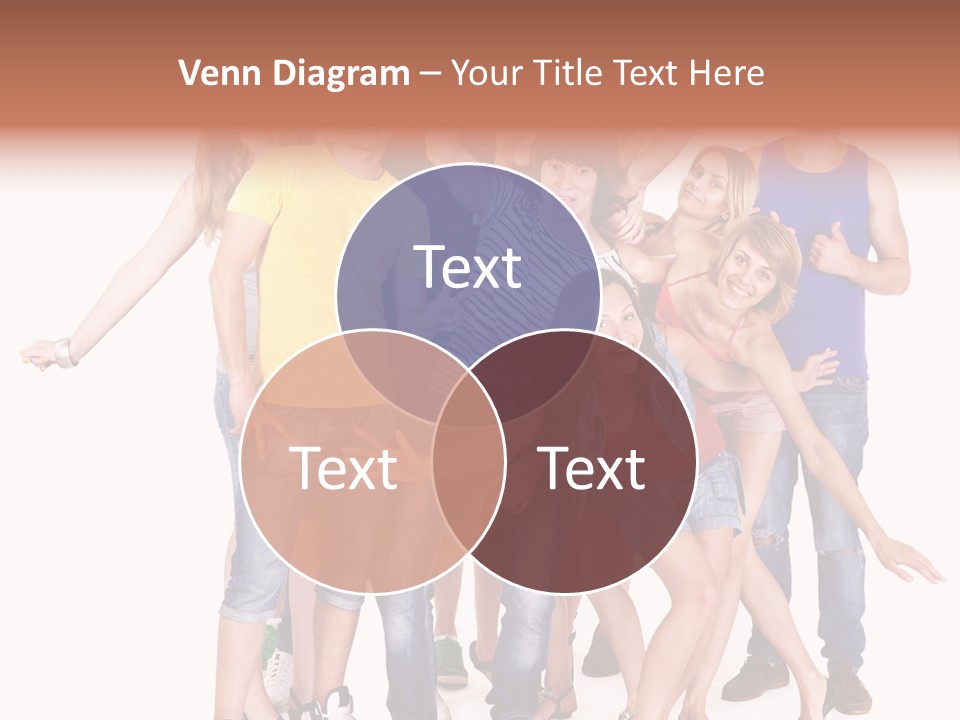 Female Caucasian Mixed PowerPoint Template