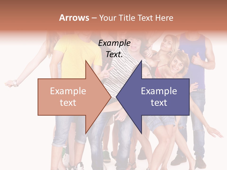 Female Caucasian Mixed PowerPoint Template