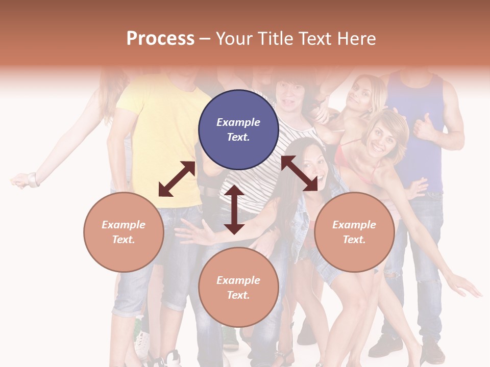 Female Caucasian Mixed PowerPoint Template