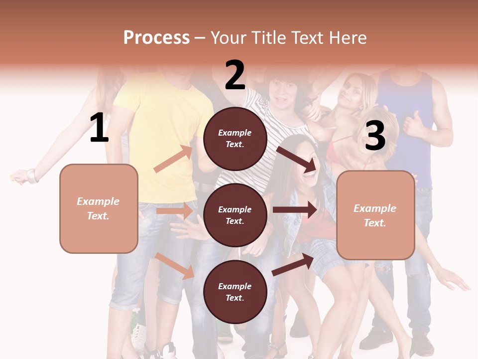 Female Caucasian Mixed PowerPoint Template