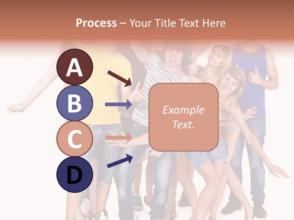 Female Caucasian Mixed PowerPoint Template