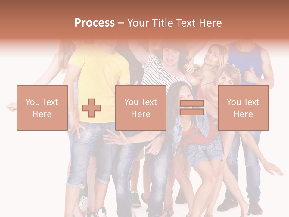 Female Caucasian Mixed PowerPoint Template