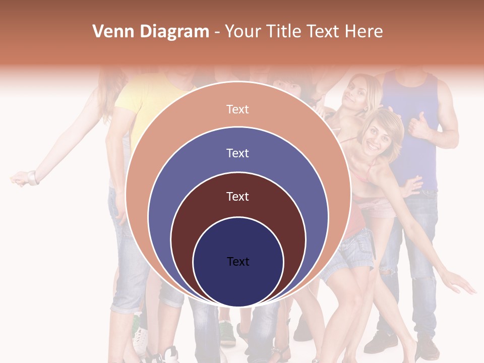 Female Caucasian Mixed PowerPoint Template