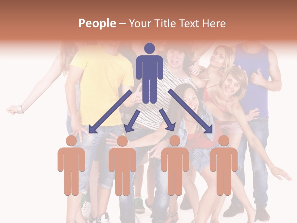 Female Caucasian Mixed PowerPoint Template