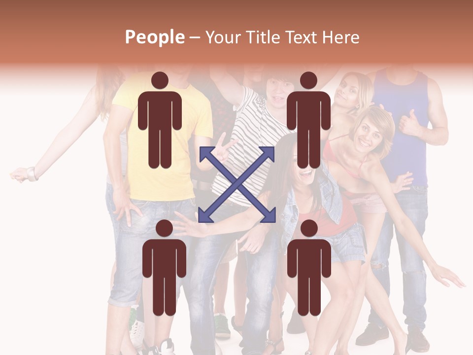 Female Caucasian Mixed PowerPoint Template