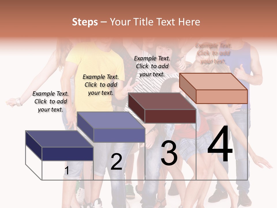 Female Caucasian Mixed PowerPoint Template