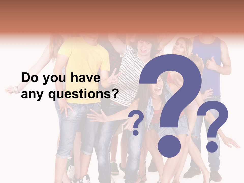 Female Caucasian Mixed PowerPoint Template