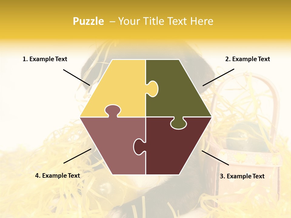 Puppy Expression Brown PowerPoint Template