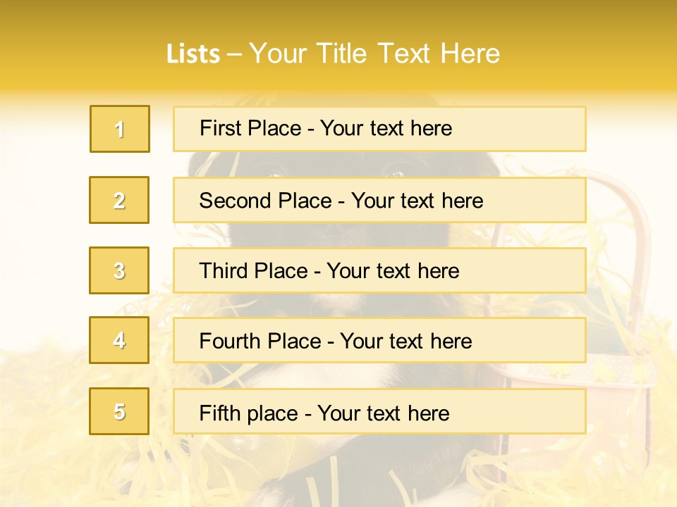 Puppy Expression Brown PowerPoint Template